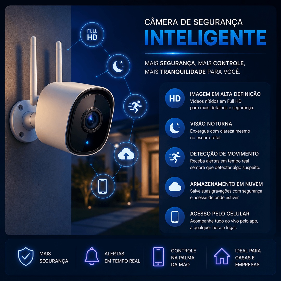 Instalação de Câmera de Segurança